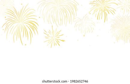 Celebration Background Template Fireworks Gold Luxury Stock Vector ...