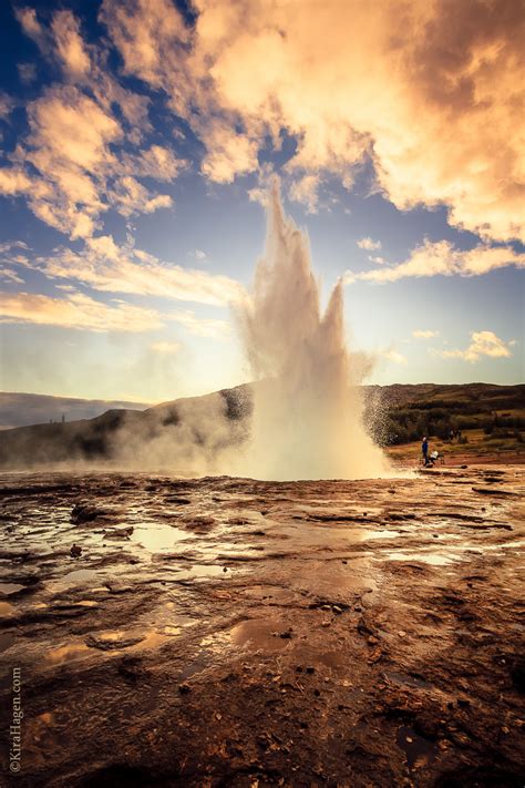 Stokkur, a small geyser in Iceland, between eruptions – Kira Hagen ...