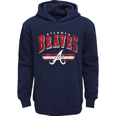 Outerstuff Kids' Atlanta Braves Players Pullover Hoodie | Academy