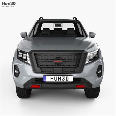 Nissan Navara Double Cab PRO 4X 2023 3D model - Download Pickup on ...