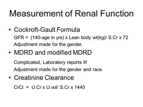 Acute Renal Failure. Definition Sudden decrease in GFR over a period of ...