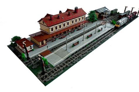 Train station overview | Lego, Lego trains and Lego ideas