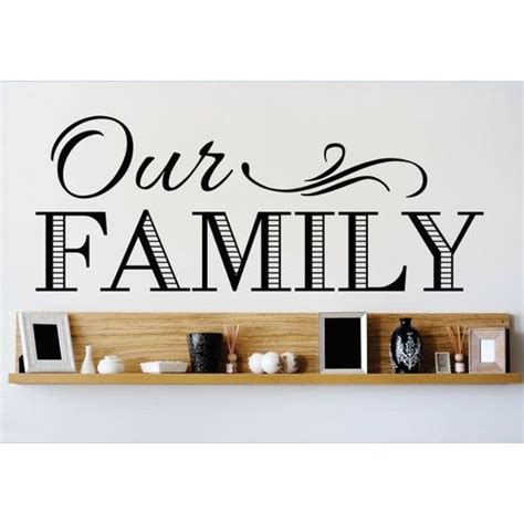 Wall Decals | Wall decals, Family wall decals, Family wall