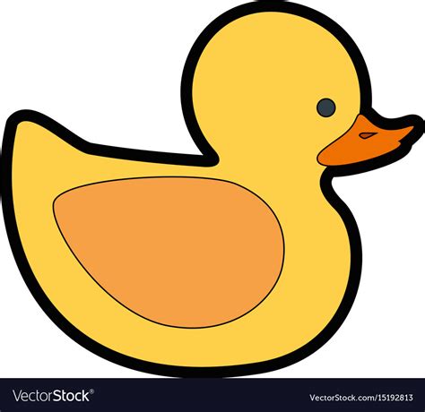 Ducky toy cartoon Royalty Free Vector Image - VectorStock