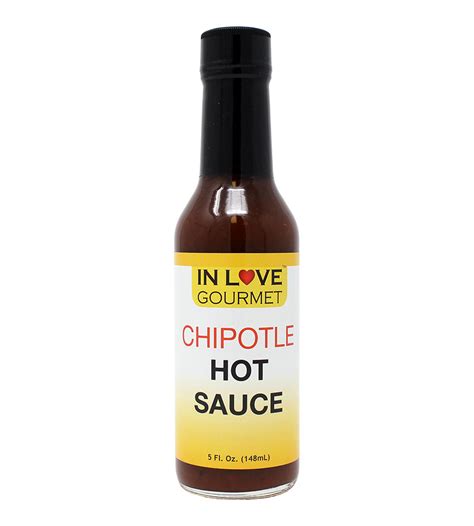 Chipotle Hot Sauce 5 fl. oz. Gourmet Smokey Chipotle Pepper Sauce – In Love Gourmet®