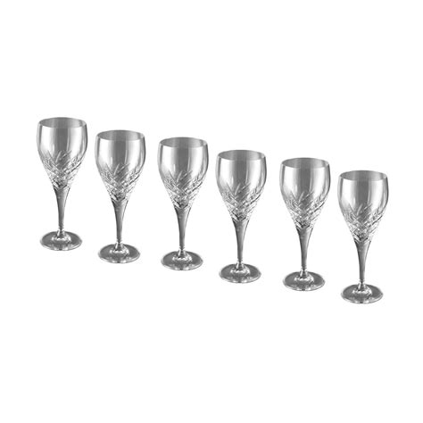 Crystal Wine Glasses Set Of Six