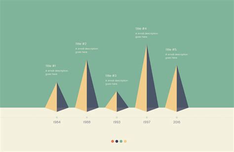 Pyramid Timeline Infographic