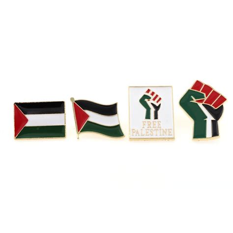 Palestine National Flag Lapel Pin, Palestine Lapel Pin, Palestinian Pin, Palestinian Flag Pin ...