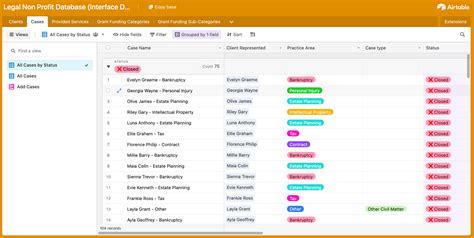 Airtable interface dashboard - seryway