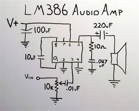 Lm386 Guitar Amp Schematic