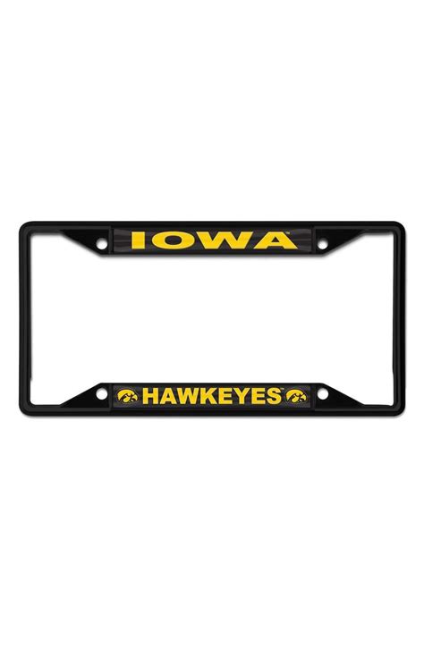 WINCRAFT Iowa Hawkeyes Chrome Color License Plate Frame | Nordstrom