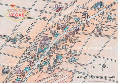 Las Vegas Strip Map: Hotels & Casinos Printable PDF [2020] – Feeling Vegas | Las vegas strip map ...