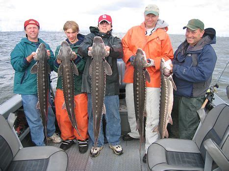 Sturgeon fishing on the Columbia River