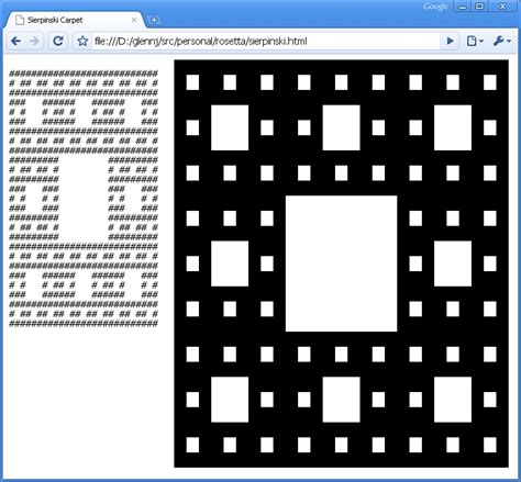 Sierpinski carpet - Rosetta Code