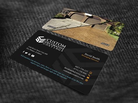 Upmarket, Bold, Concrete Business Card Design for Hammerschmidt Law ...