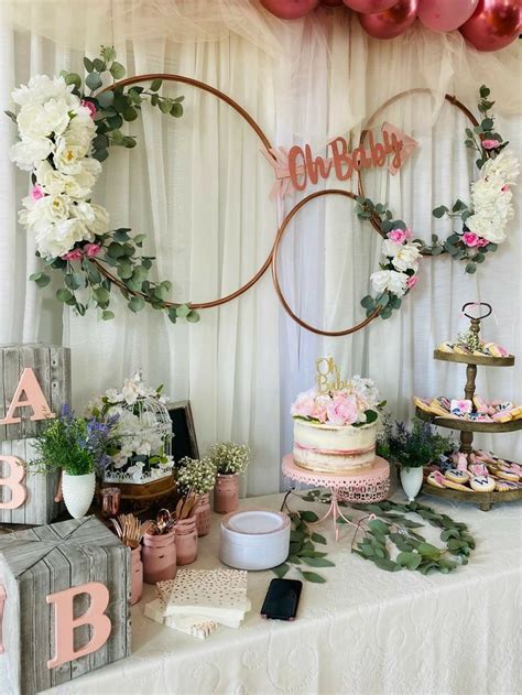 Pin on Baby in Bloom | Girl baby shower decorations, Baby shower decorations, Simple baby shower