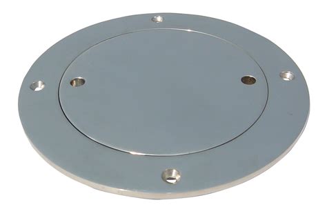 Inspection hatch waterproof with screw closure stainless steel 141 mm - ARBO-INOX ® Shop