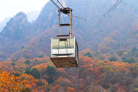 View from the cable car on the Seoraksan mountain national park,Korea 9292696 Stock Photo at ...