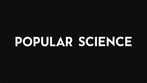 Popular Science Font FREE Download | Hyperpix