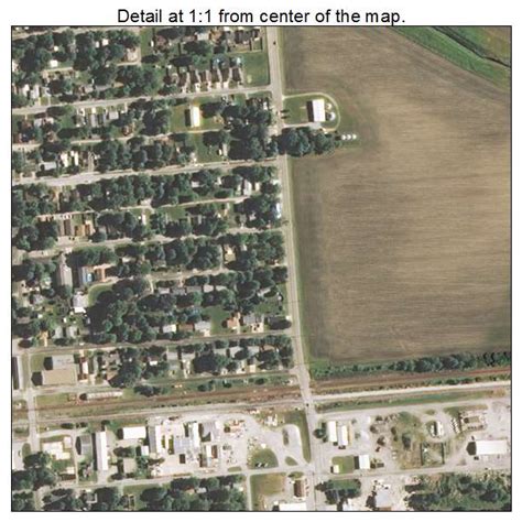 Aerial Photography Map of Tuscola, IL Illinois