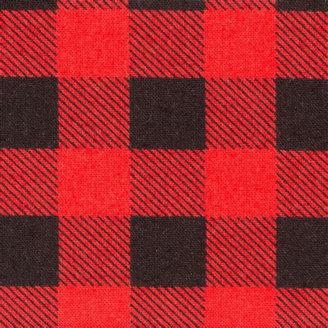 Red & Black Buffalo Plaid Cotton Fabric by Loops & Threads™ | Michaels