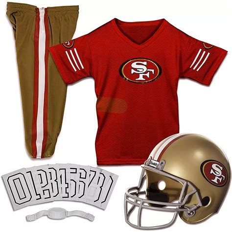 Franklin Youth San Francisco 49ers Deluxe Football Uniform Set | Academy