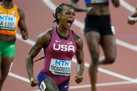 Sha’Carri Richardson claims gold in 100m at World Athletics Championships | Athletics News | Al ...