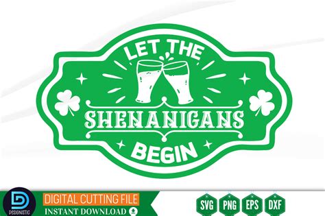 Let the Shenanigans Begin SVG Graphic by Design's Dark · Creative Fabrica