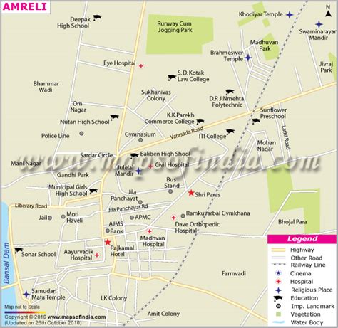 Amreli City Map