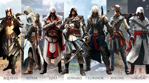 All hero in Assassin's Creed series by santap555 on DeviantArt