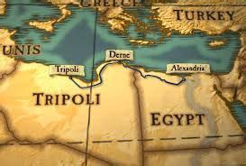 Map area of Battle of Derna in relation to Tripoli | Tripoli, Relatable ...