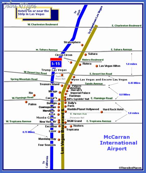 Las Vegas Subway Map - ToursMaps.com