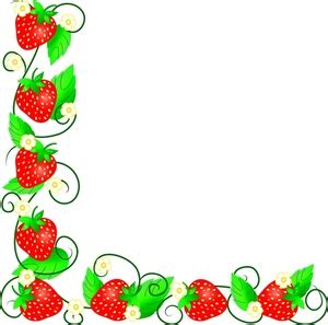 Strawberry Clipart Border - ClipArt Best