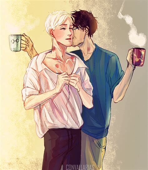 Convallarias | Drarry, Cómics de harry potter, Harry potter fan art