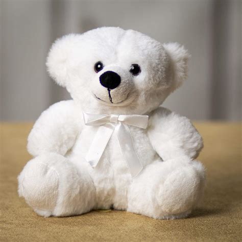 Wholesale Teddy Bears - Winter White Colorama Bear | Plush in a Rush