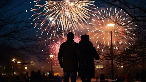 Fireworks lightting in night sky 28559405 Stock Photo at Vecteezy