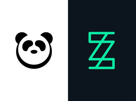 Daily Logo Challenge Day 3 & 4: Panda/Random Letter by Nick Budrewicz on Dribbble