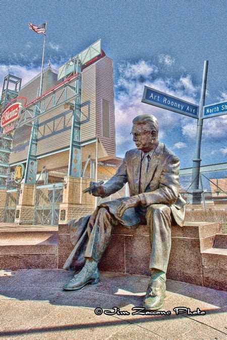 Art Rooney statue | Pittsburg steelers, Steeler nation, Pgh steelers