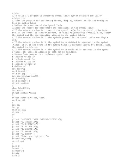 symbol table using hash | Algorithms And Data Structures | Computer ...