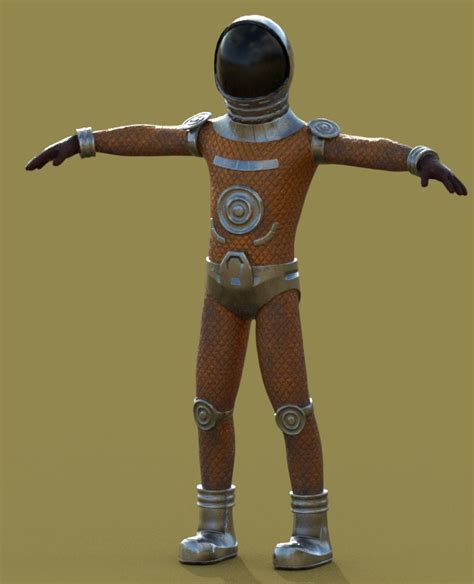 Astronaut v4 Free 3D Model - .obj .stl - Free3D