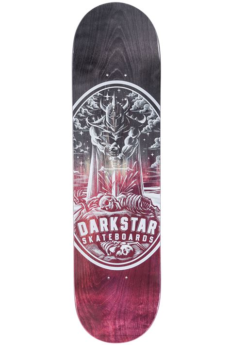 Darkstar Warrior 8" Deck (burgundy) buy at skatedeluxe