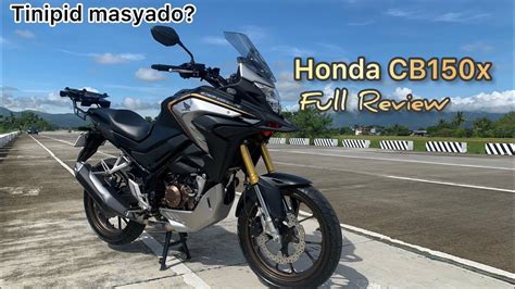 HONDA CB150x FULL REVIEW - YouTube