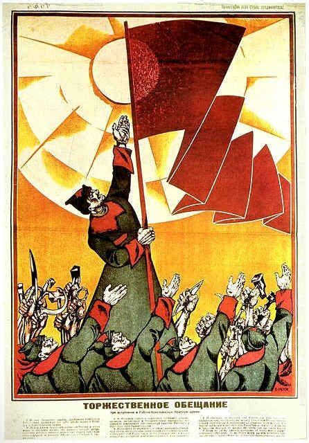 Early soviet poster by Dmitri Moor Wwii Propaganda, Propaganda Posters, Sale Poster, Poster Art ...