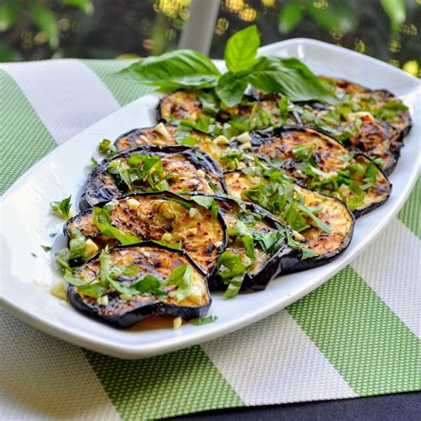 Italian Grilled Eggplant with Basil and Parsley (Melanzane Grigliate al Basilico e Prezzemolo ...