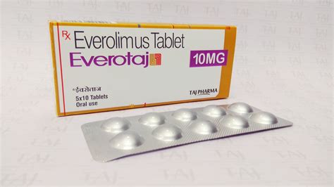 Everolimus 10mg Tablets (Everotaj) Taj Pharma Manufacturers, Suppliers in India - Taj Pharma ...