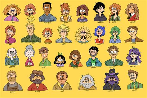 stardew valley villagers by fridaydevils on DeviantArt