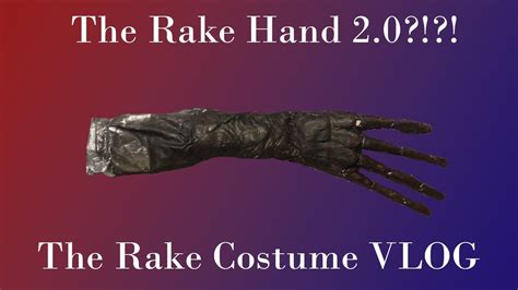 The Rake Costume - Plan for the Hands - YouTube