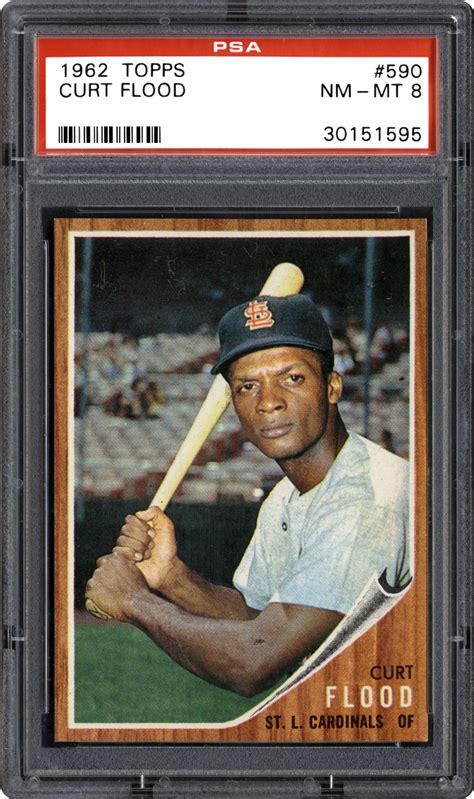 1962 Topps Curt Flood | PSA CardFacts™