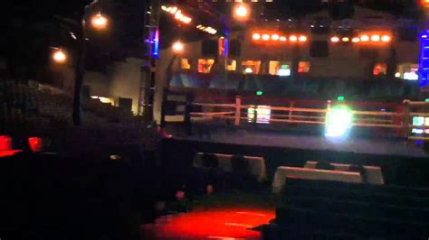 Lighting demo of boxing ring. - YouTube