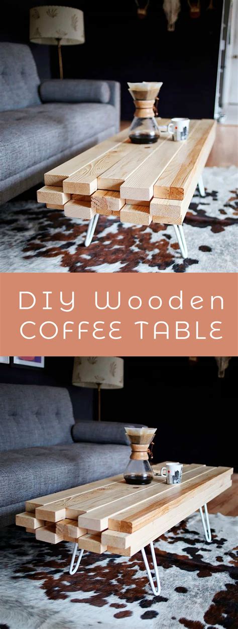 DIY Wooden Coffee Table - A Beautiful Mess